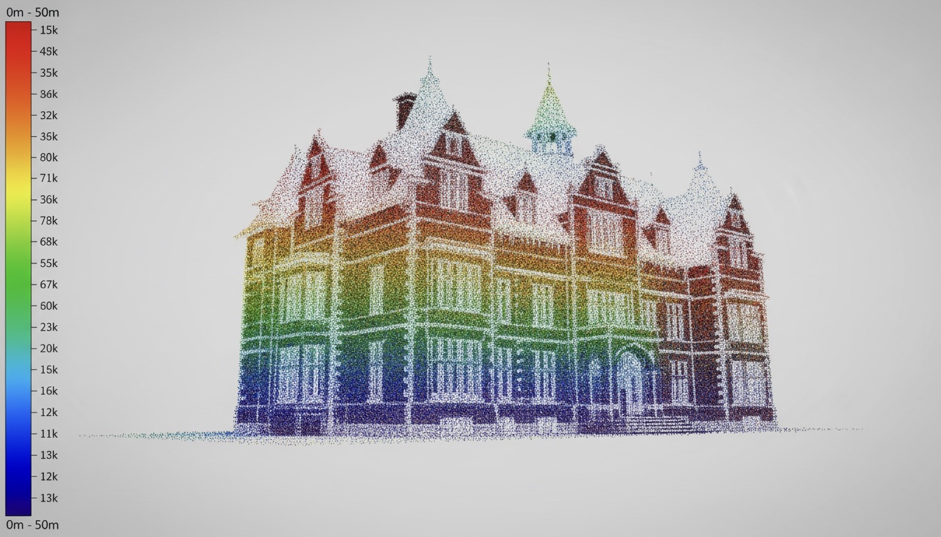 3D point cloud building scan